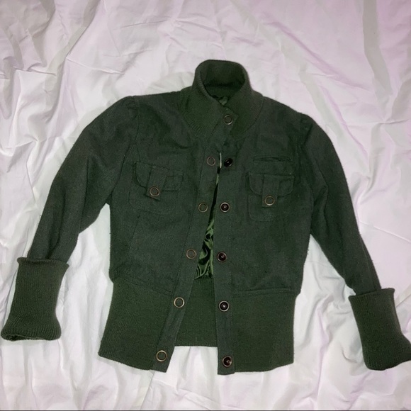 Wet Seal Green Jacket - Picture 3 of 10